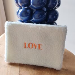 pochette love orange