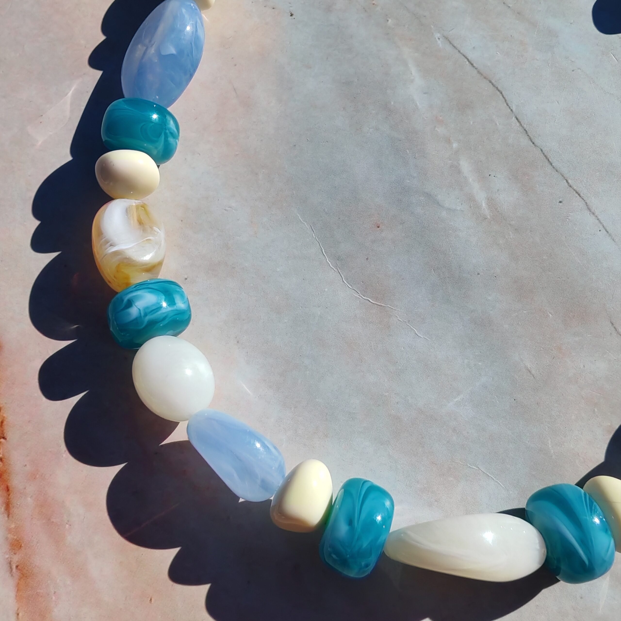 collier Anthéia bleu azur